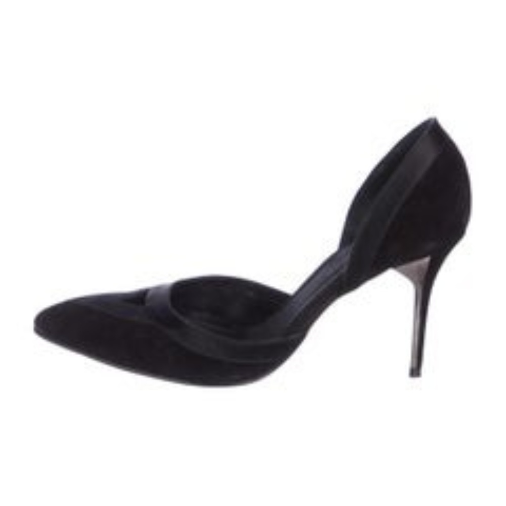 Calvin Klein Collection Suede Pointed-Toe Pumps